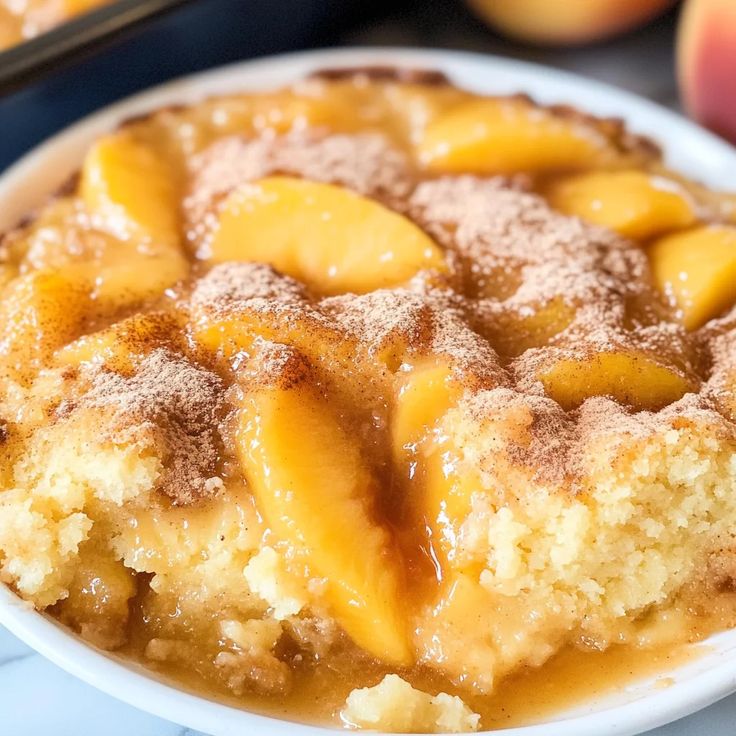 dump peach cobbler recipe