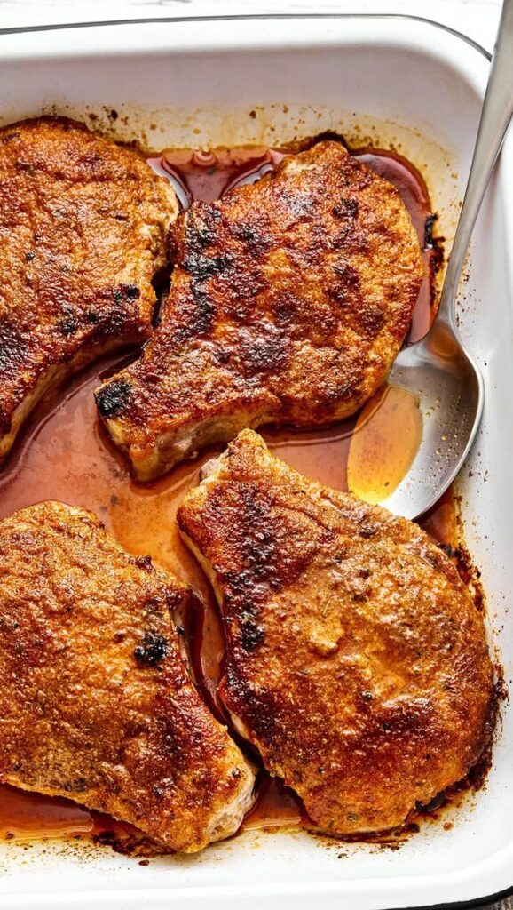 3-Ingredient Air Fryer Pork Chops