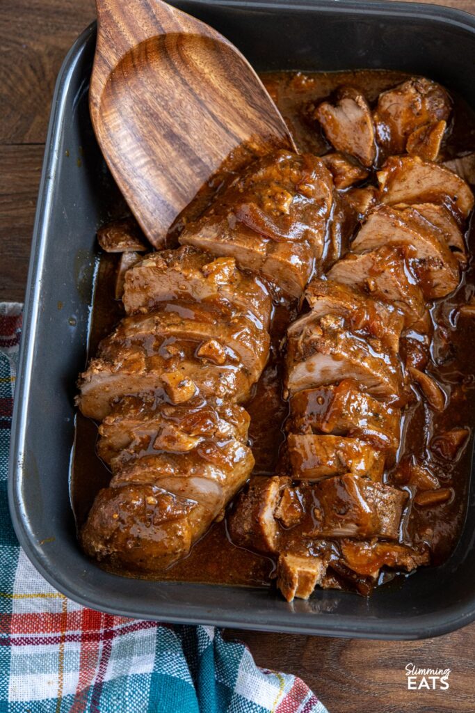 Honey Garlic Slow Cooker Pork Roast