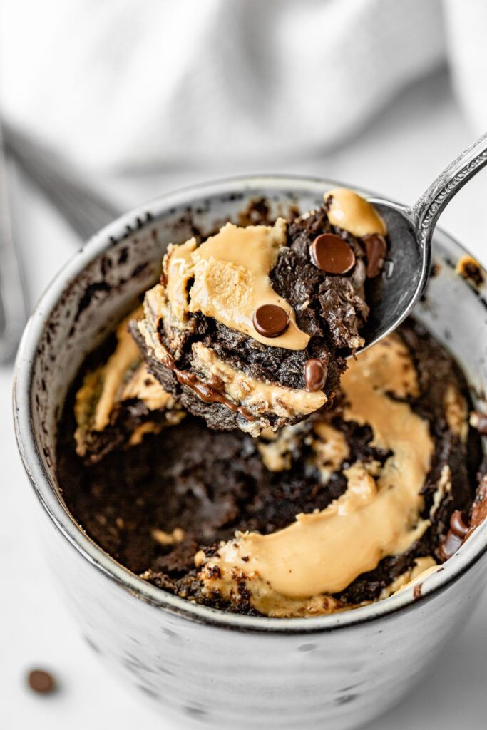 Peanut Butter Mug Brownie