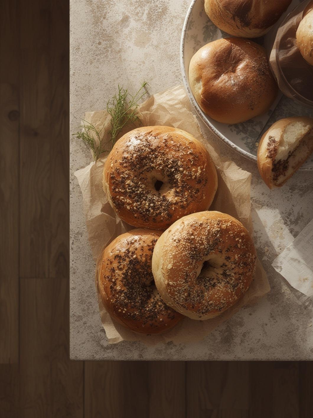 3 ingredient bagels