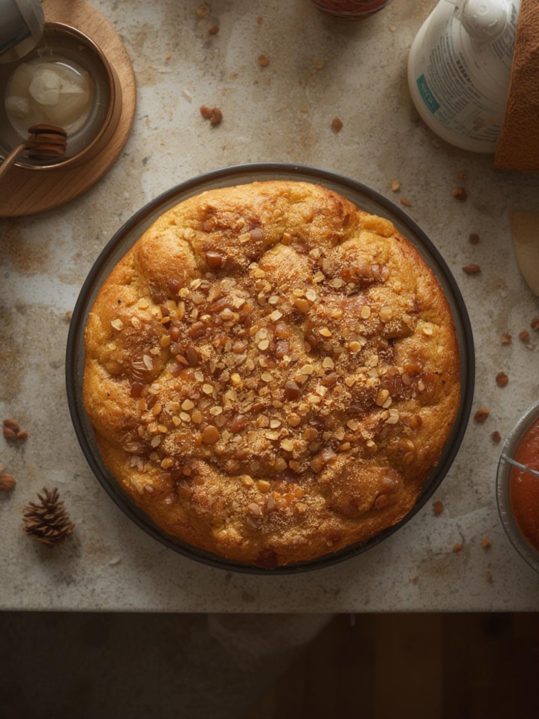 3 ingredient dump cake