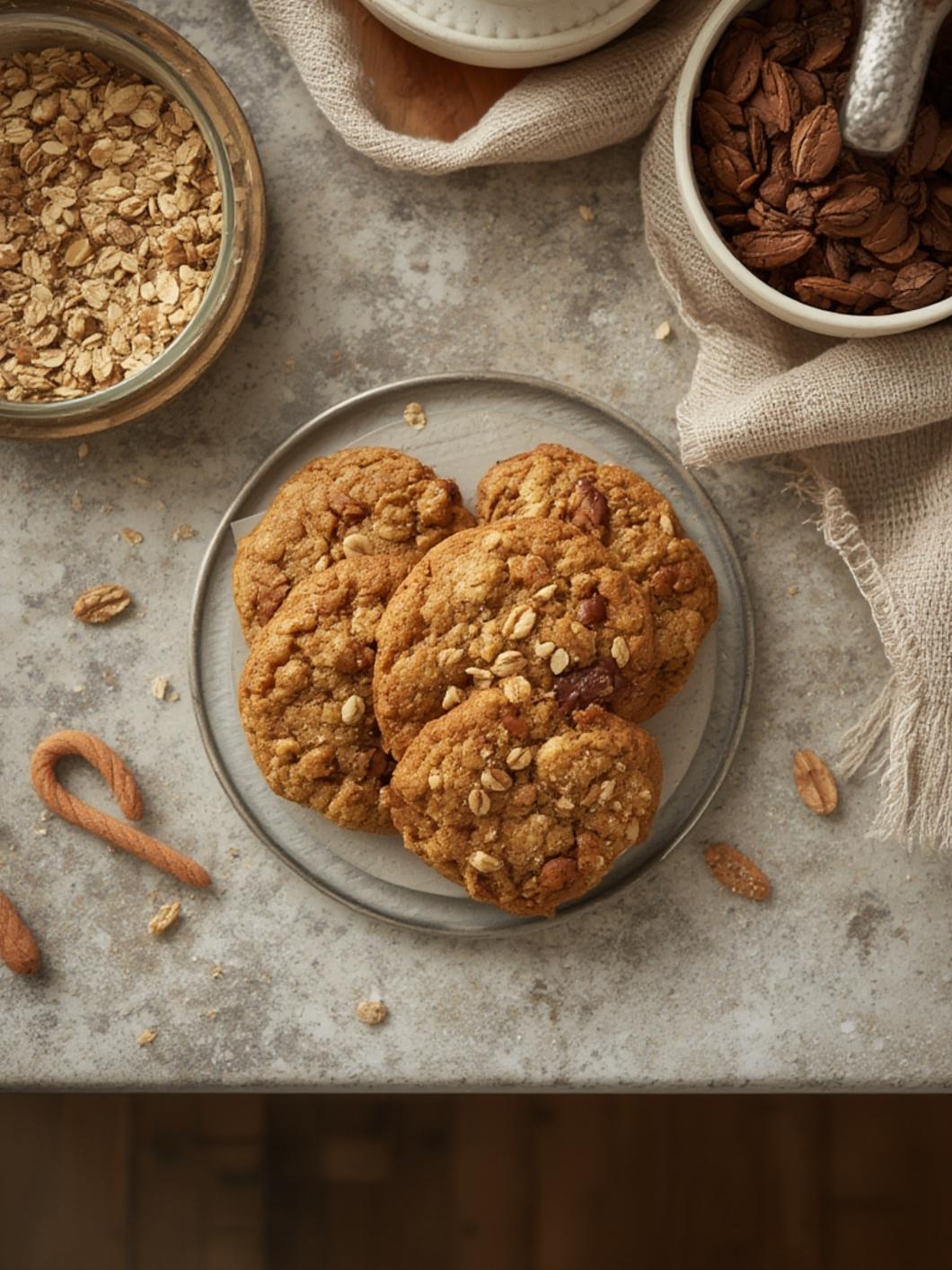 3 ingredient oatmeal cookies