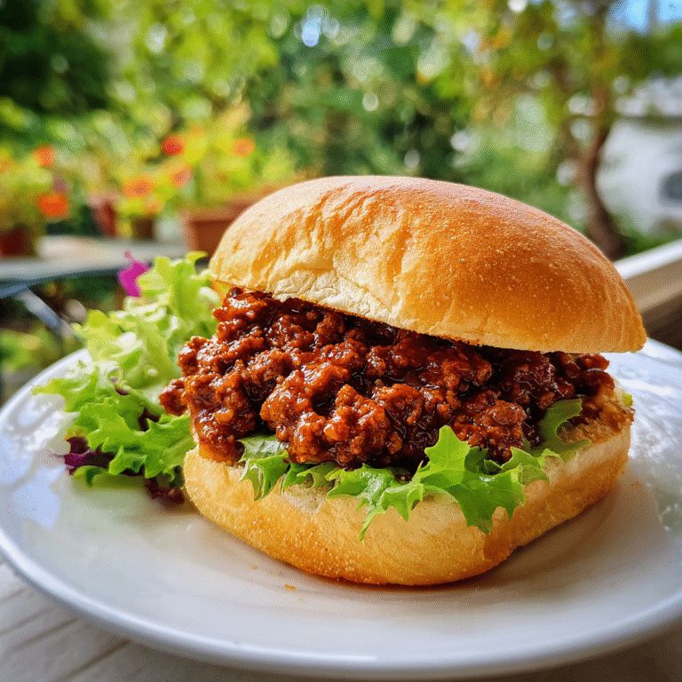 Easy Sloppy Joe Recipe (3 Ingredients) – Quick & Delicious!