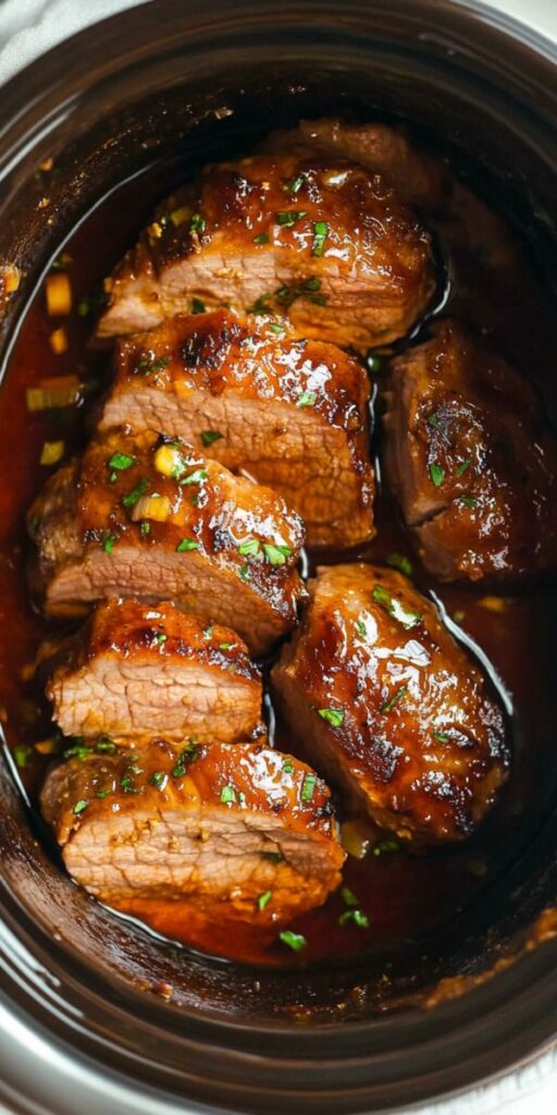 3 Ingredient Pork Roast Slow Cooker