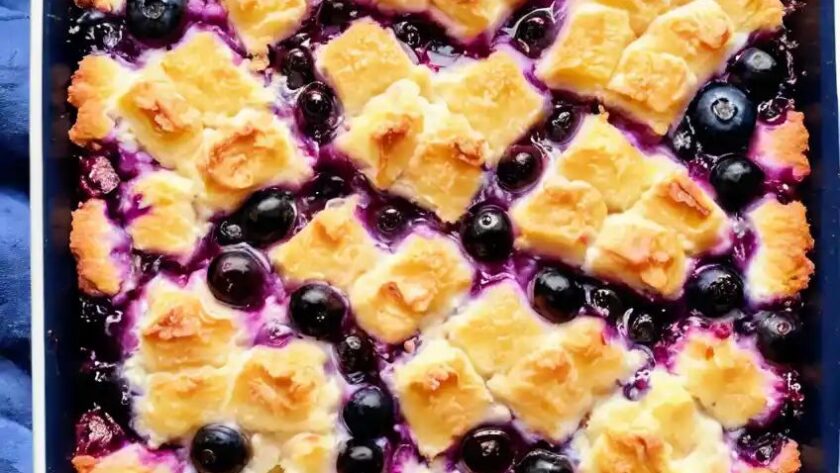 Blueberry Dump Cake Recipe