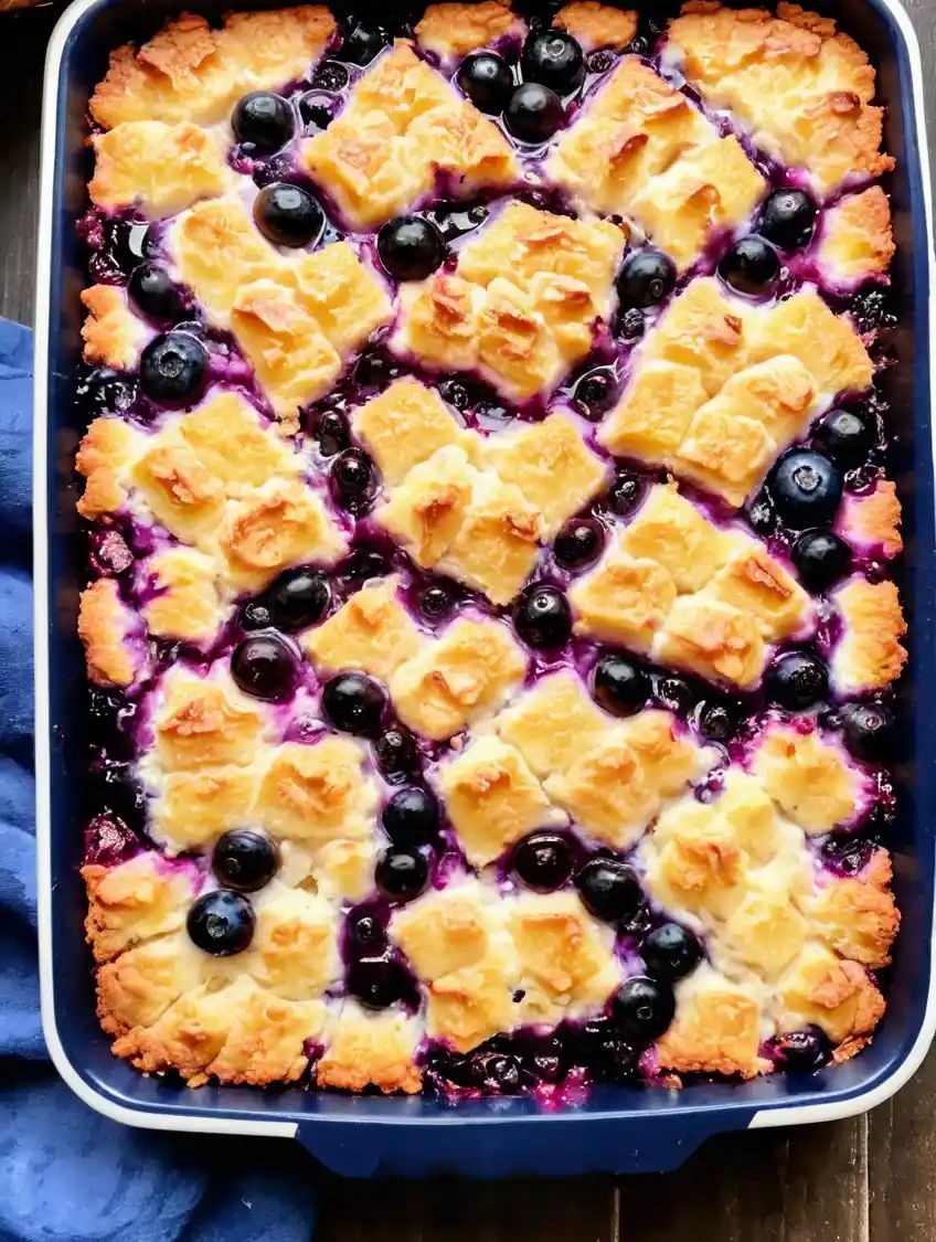 Blueberry Dump Cake Recipe