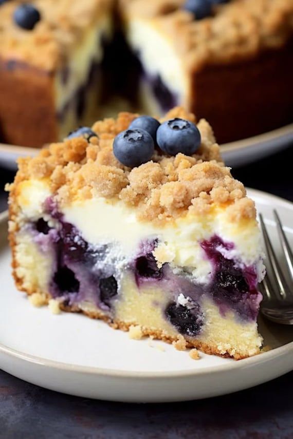 Blueberry Lemon Breakfast Dump Cake