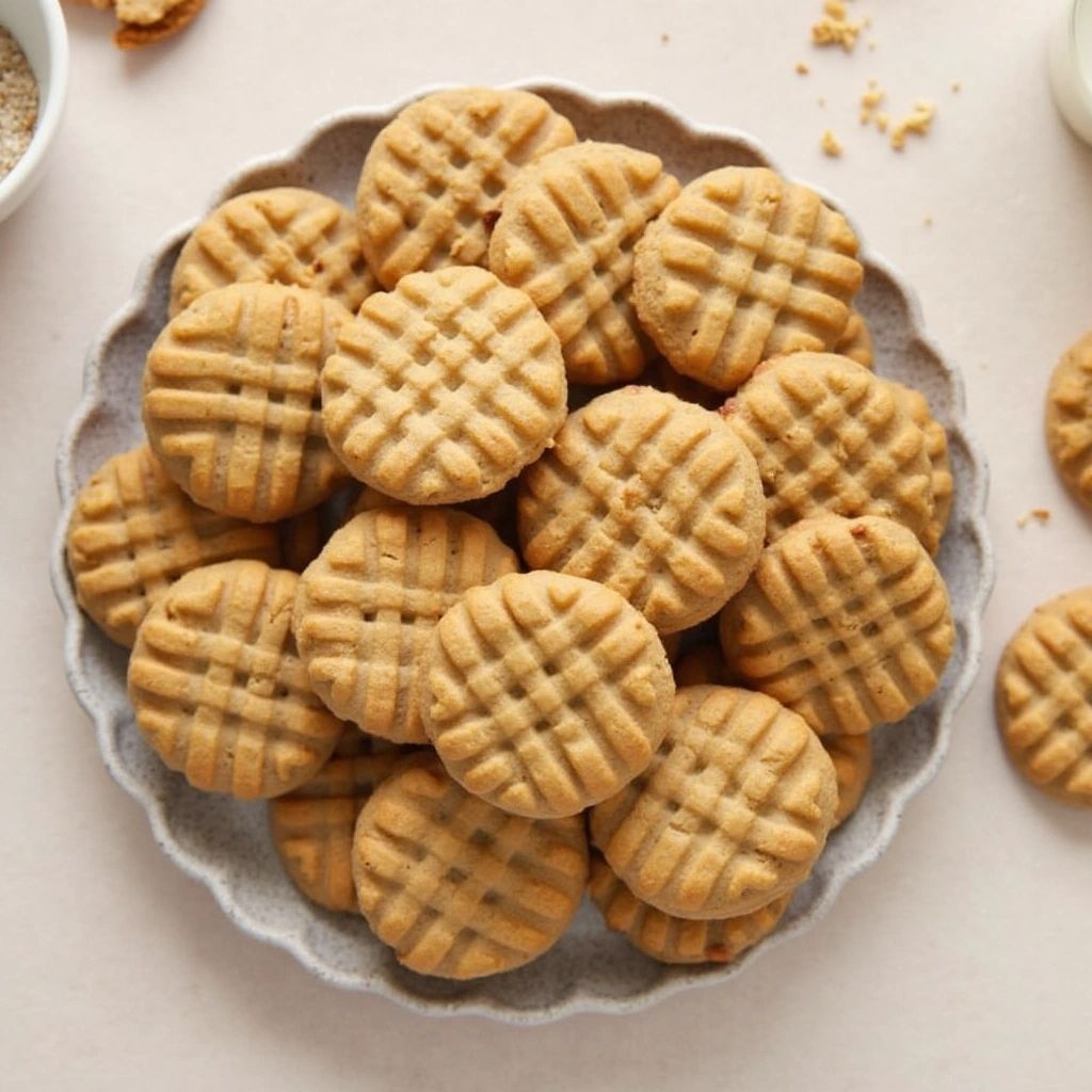 3 Ingredient Peanut Butter Cookies