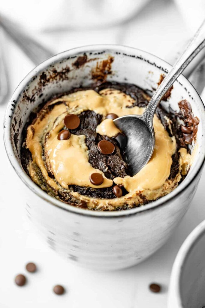 Peanut Butter Mug Brownie