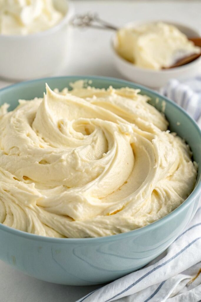 Fluffy Vanilla Cream Cheese Frosting