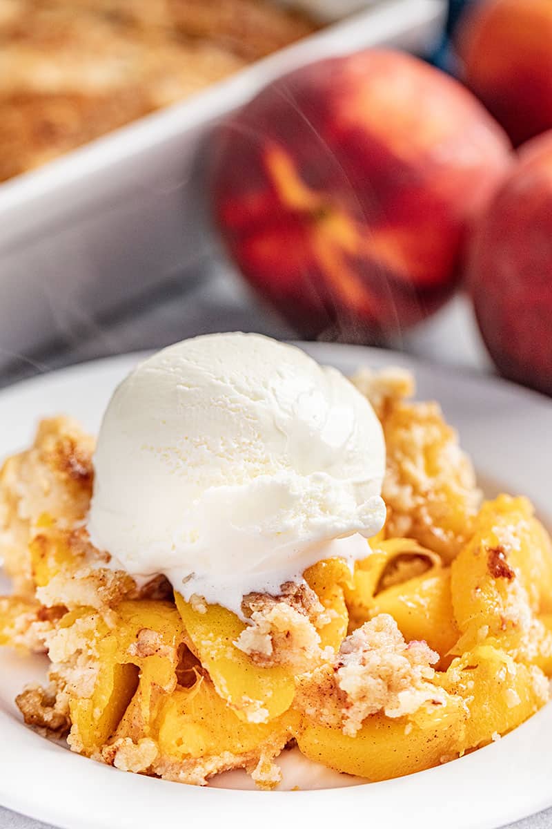 peach dump cake recipe with canned peaches