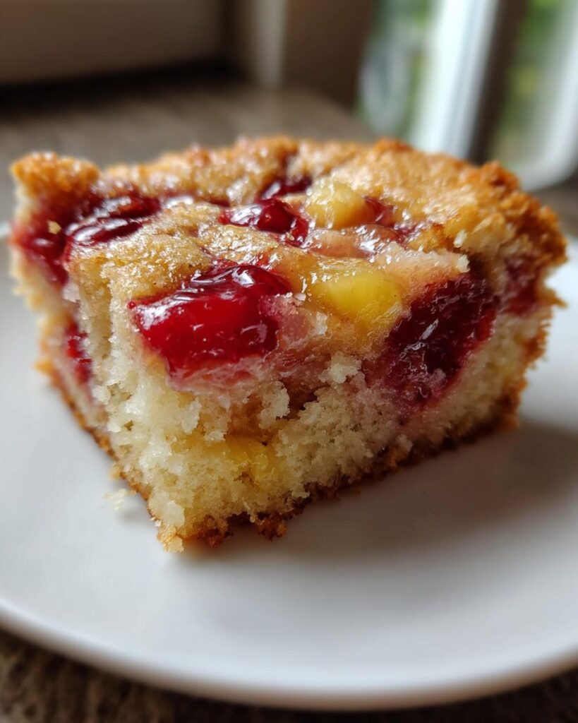 Easy & Delicious recipe for a dump cake for Effortless Desserts