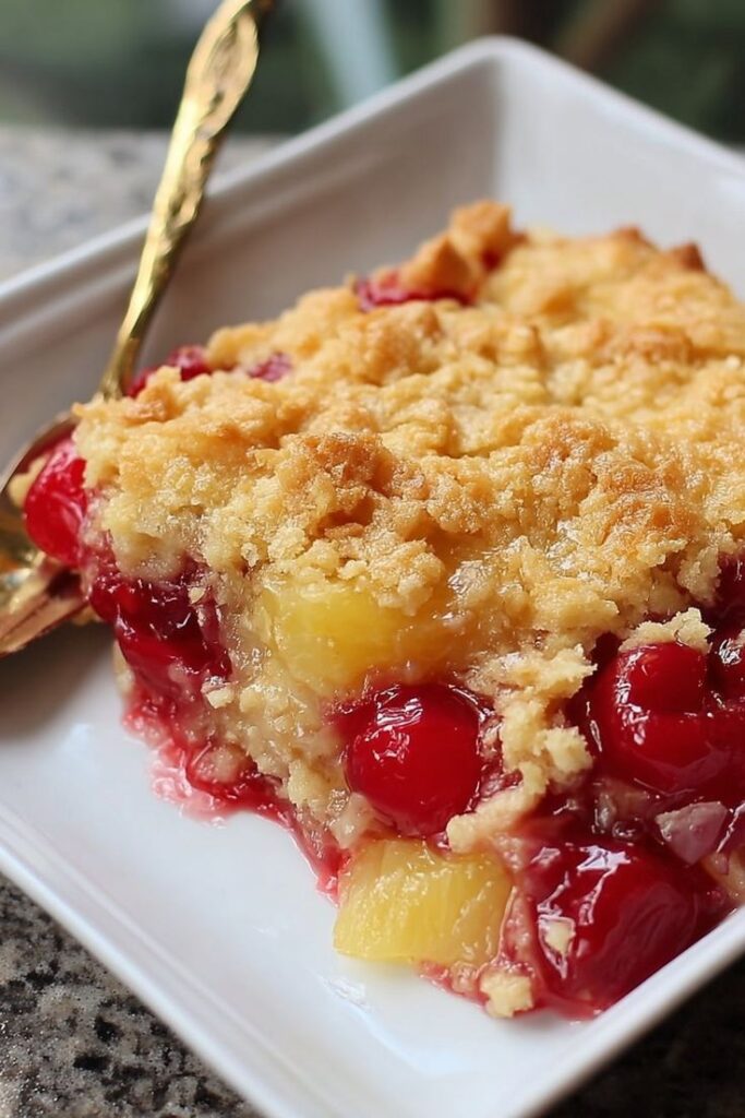 Pineapple Coconut Dump Cake