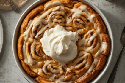 cinnamon roll dump cake recipe
