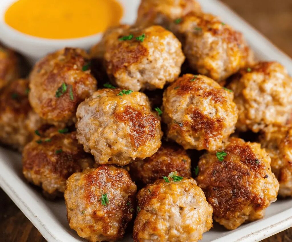 3 Ingredient Sausage Balls