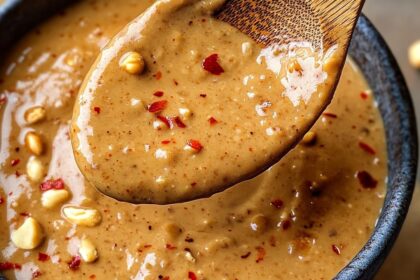 3 Ingredient Peanut Sauce (The Easiest Ever!)