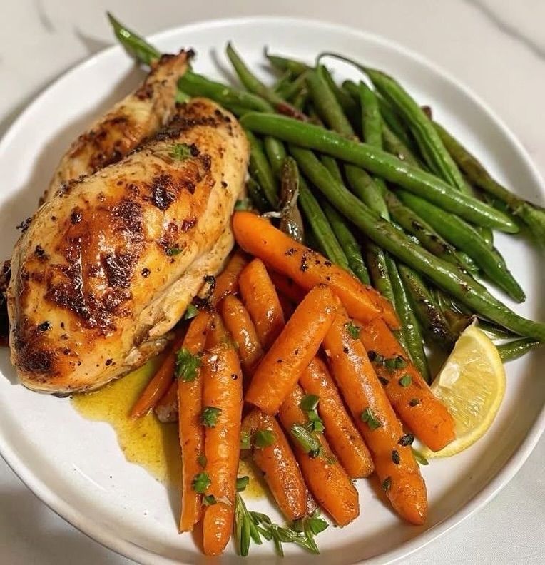 Honey Garlic Chicken & Veggies