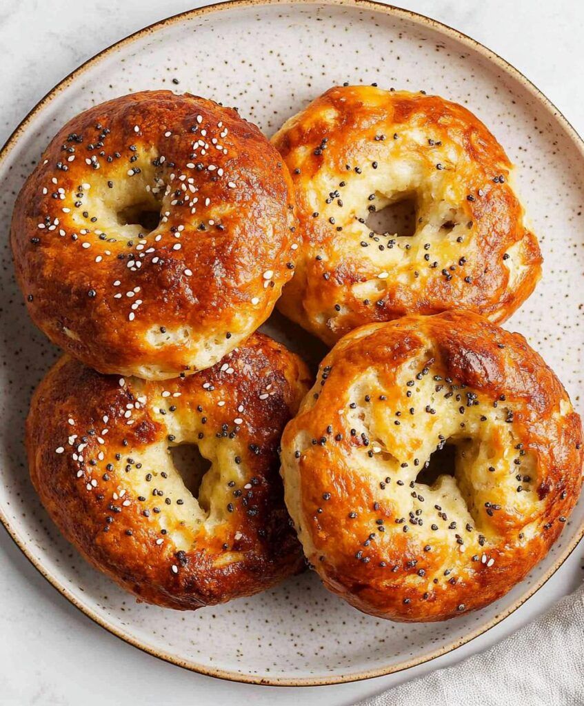 Classic 3 Ingredient Bagels