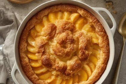 dump cake peaches recipe