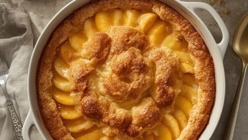 dump cake peaches recipe