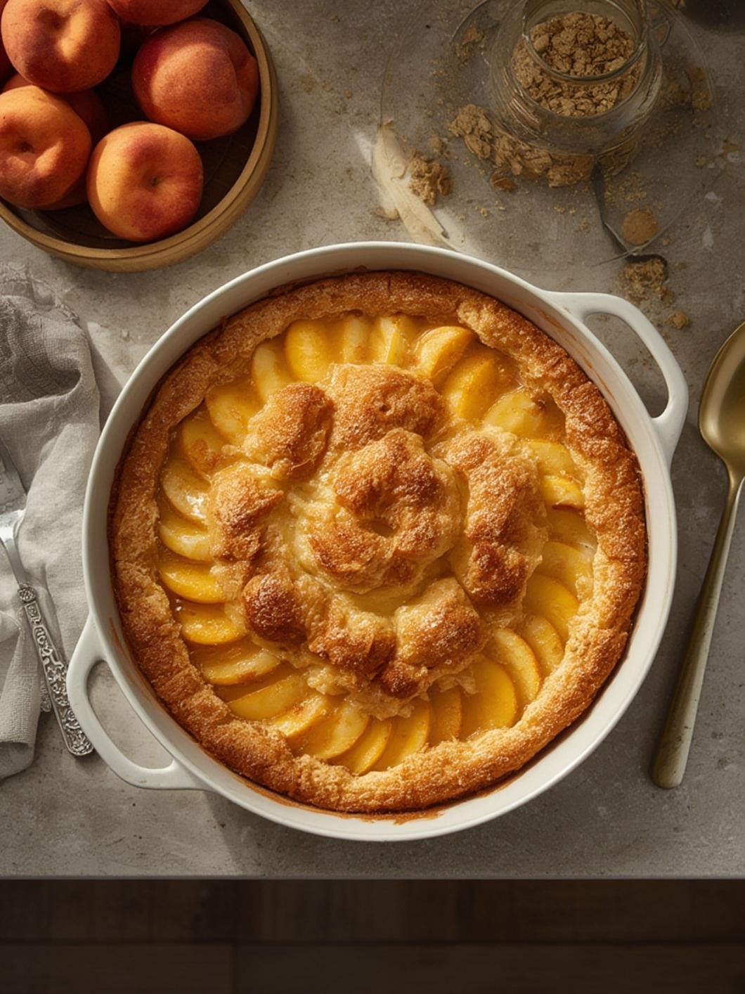 dump cake peaches recipe