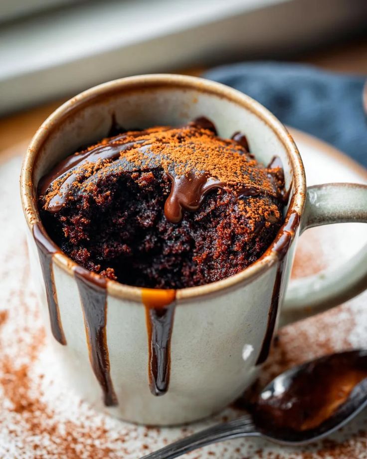 Easy Mug Brownie 3 Ingredients Treat in Minutes!