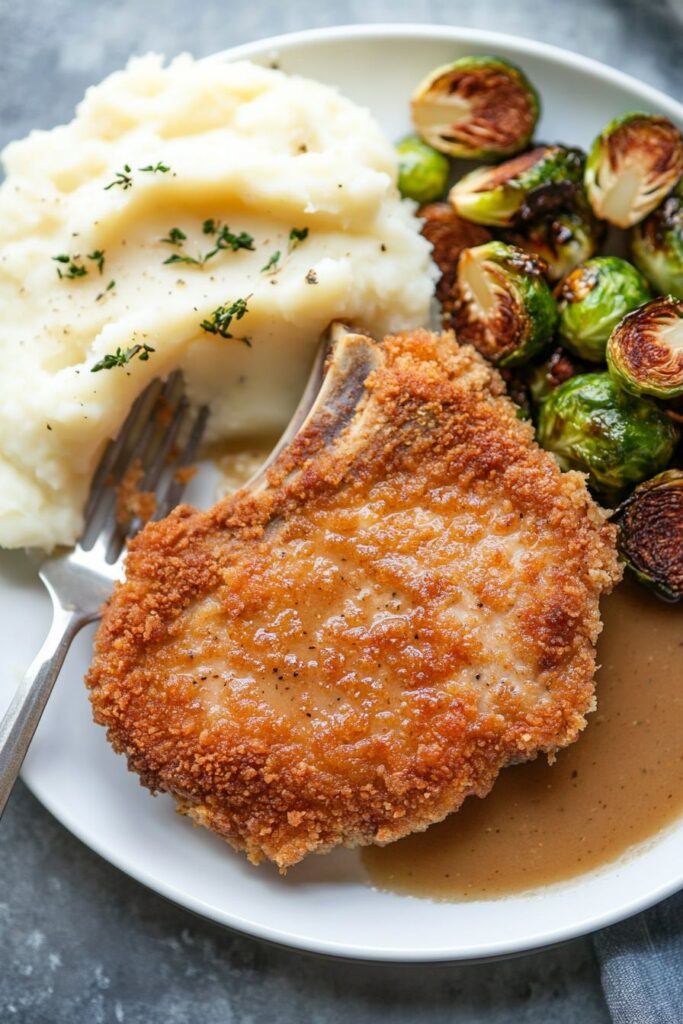 Honey Garlic Air Fryer Pork Chops