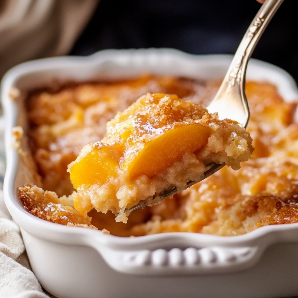 dump peach cobbler recipe