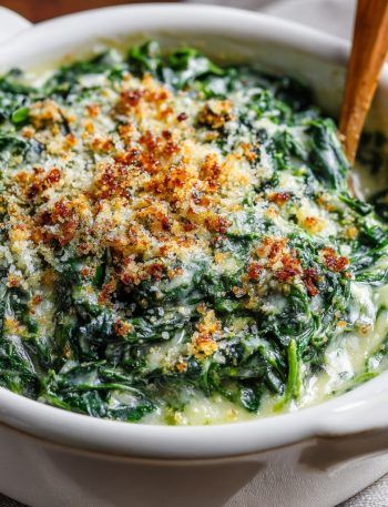 Classic Creamed Spinach with a Twist