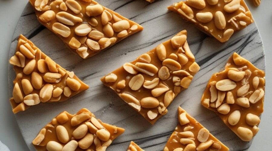 3 ingredient peanut brittle