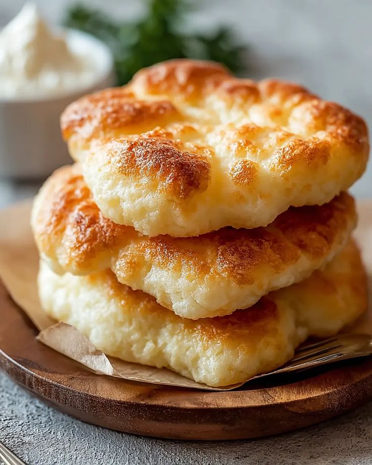 3 Ingredient Cottage Cheese Bread