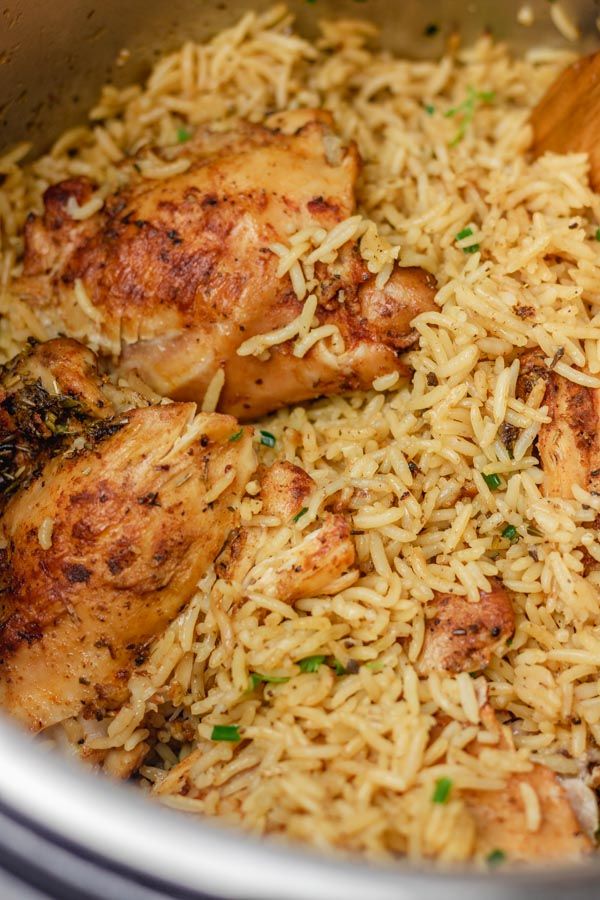 Instant Pot Chicken & Rice