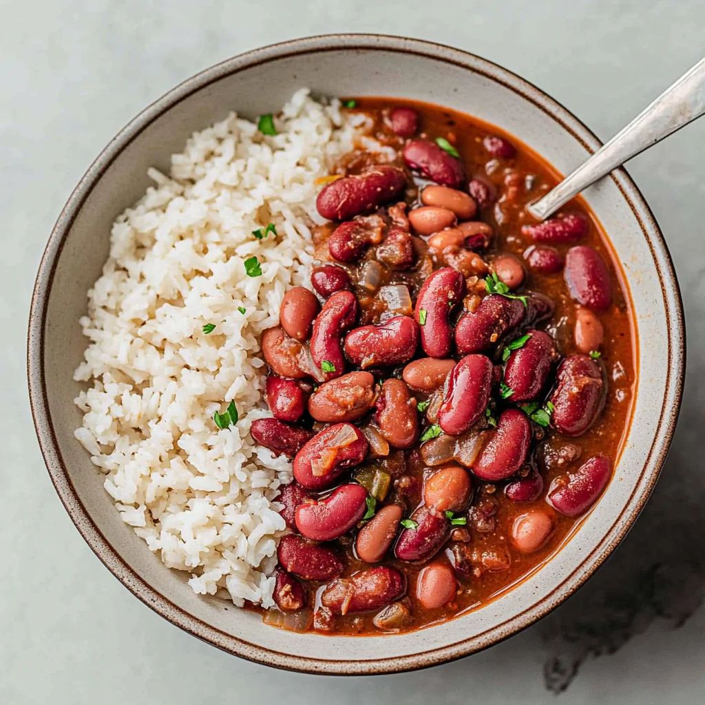 3 ingredient red beans and rice