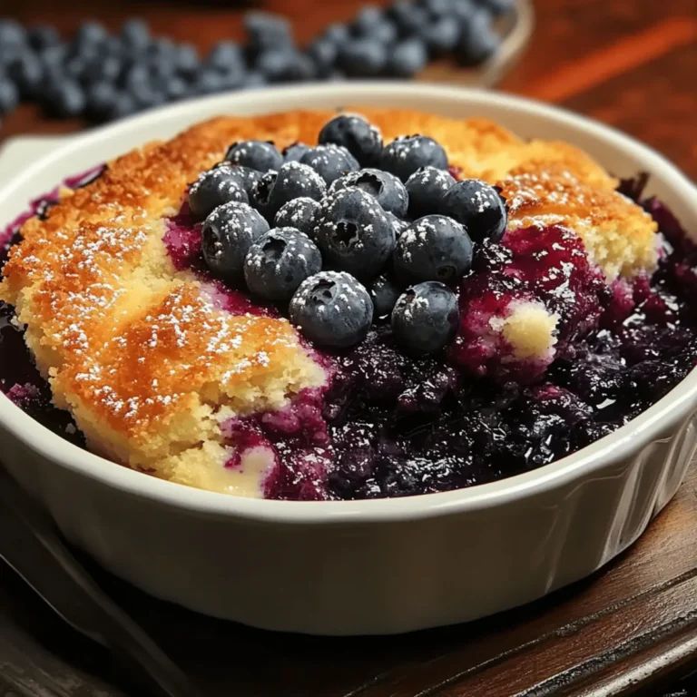 Blueberry Cobbler Recipe Easy