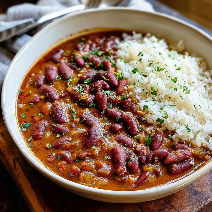 3 ingredient red beans and rice