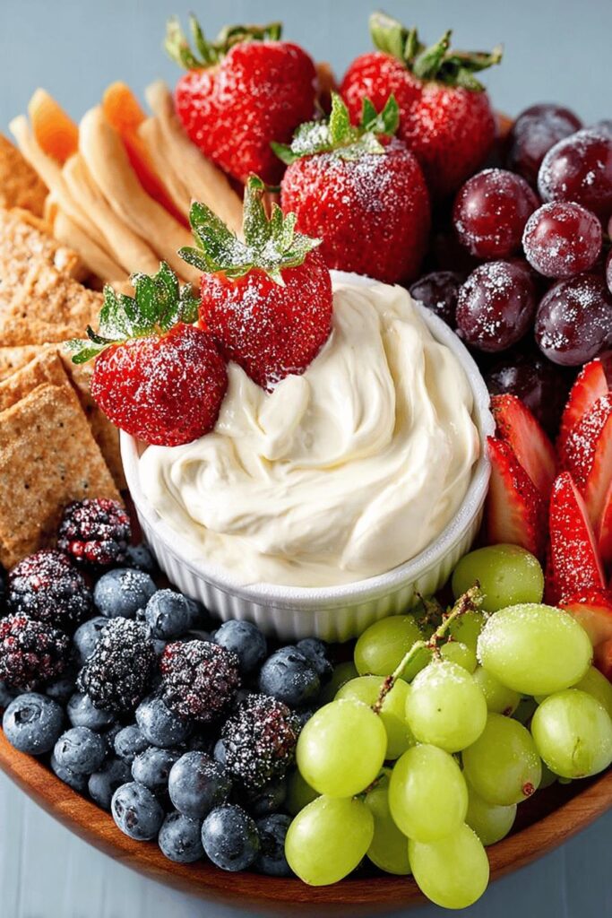 cream Cheese Fruit Dip 3 Ingredients