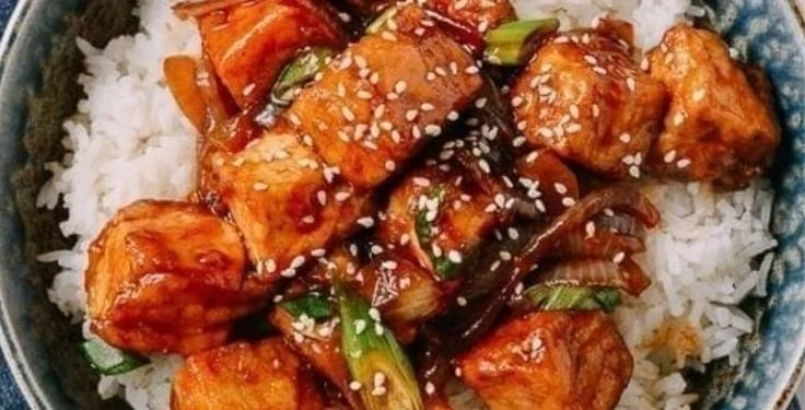 Vegan Teriyaki Tofu Rice Bowl