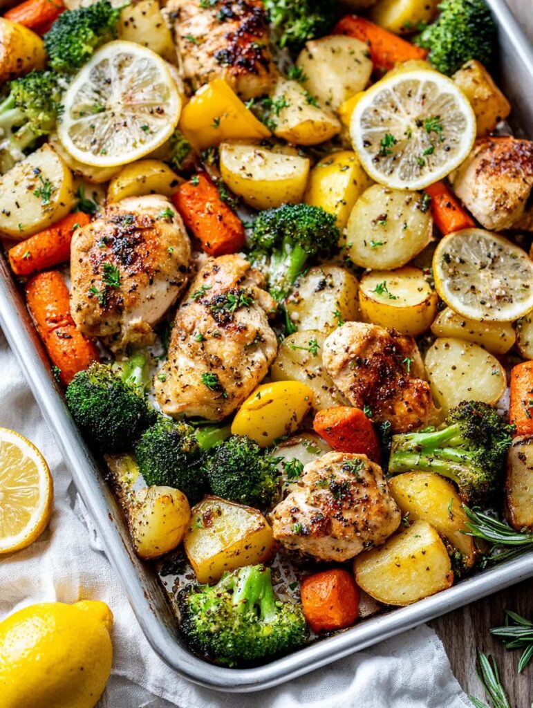 One-Pan Lemon Herb Chicken & Veggies