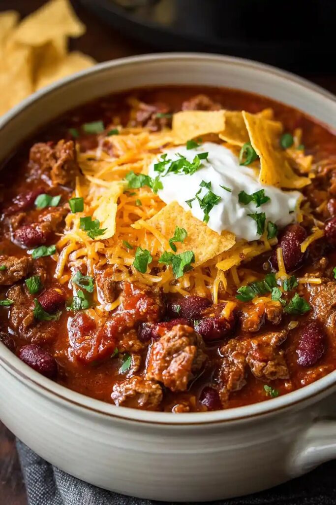 Beef Crockpot Chili
