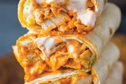 Delicious Chicken Ranch Casserole served in a dish with toppings