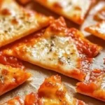 Delicious crispy pizza chips in a bowl, perfect snack for pizza lovers.