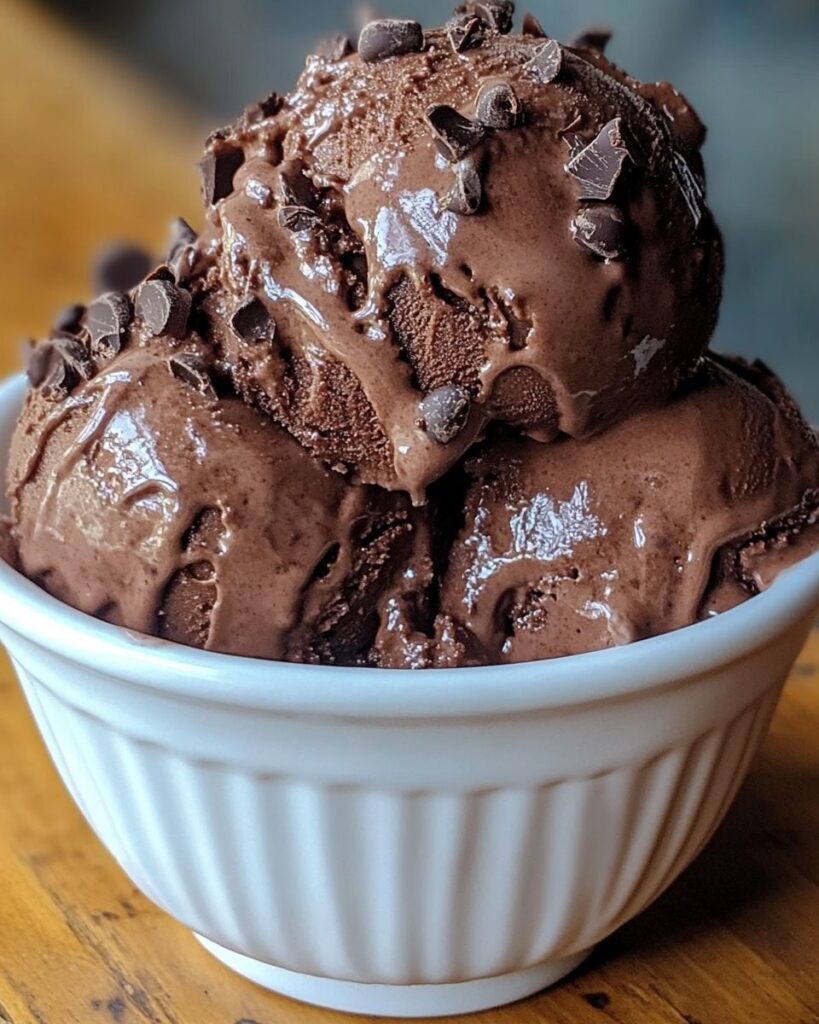 3 Ingredient Chocolate Ice Cream