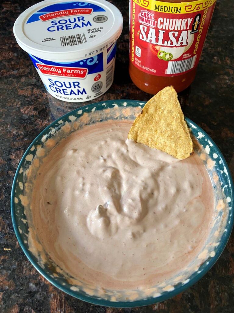 3 Ingredient Sour Cream Dip