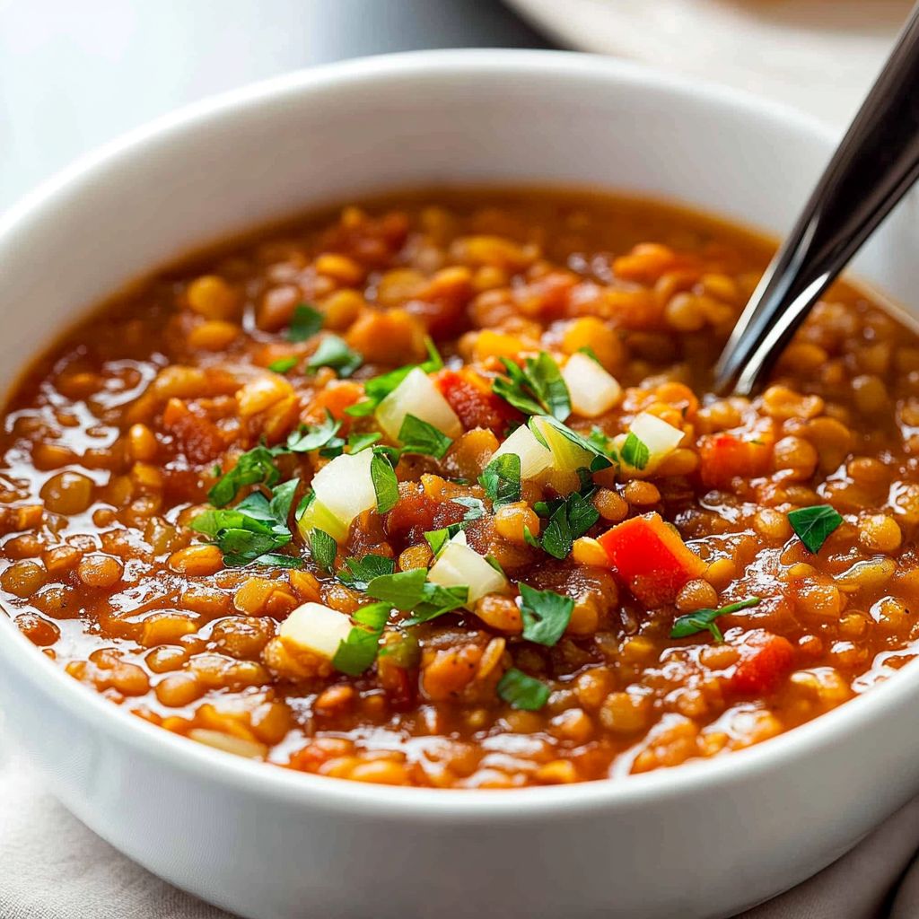 instant pot lentil soup recipe; easy lentil soup recipe