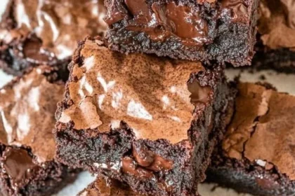 Delicious batch of healthier brownies made with nutritious ingredients