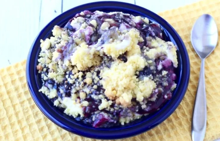 Delicious Lemon Blueberry Cake with fresh blueberries and lemon zest
