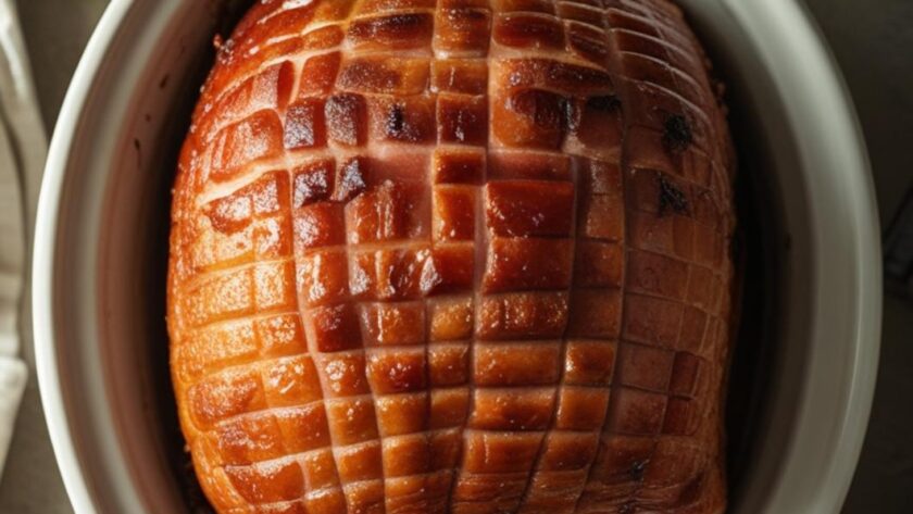 3 ingredient crock pot ham