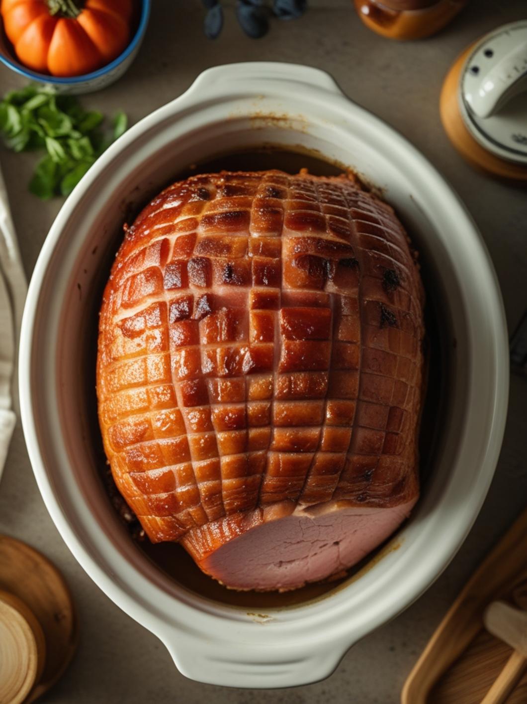 3 ingredient crock pot ham