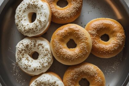 3 ingredient greek yogurt bagels